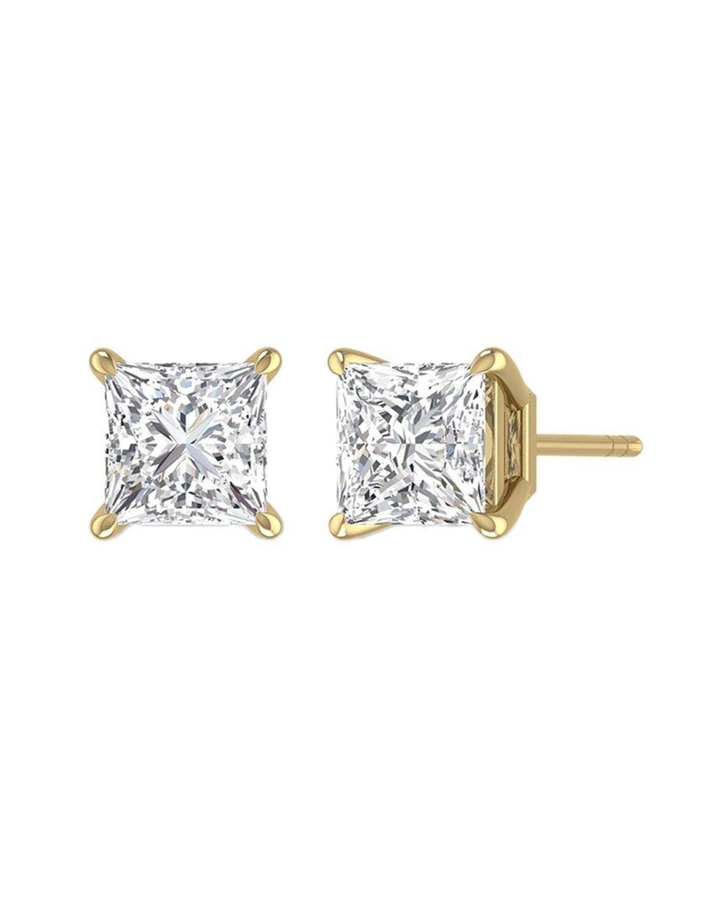Diamond Select Cuts White 14k 0.33 Ct. Tw. Diamond Studs