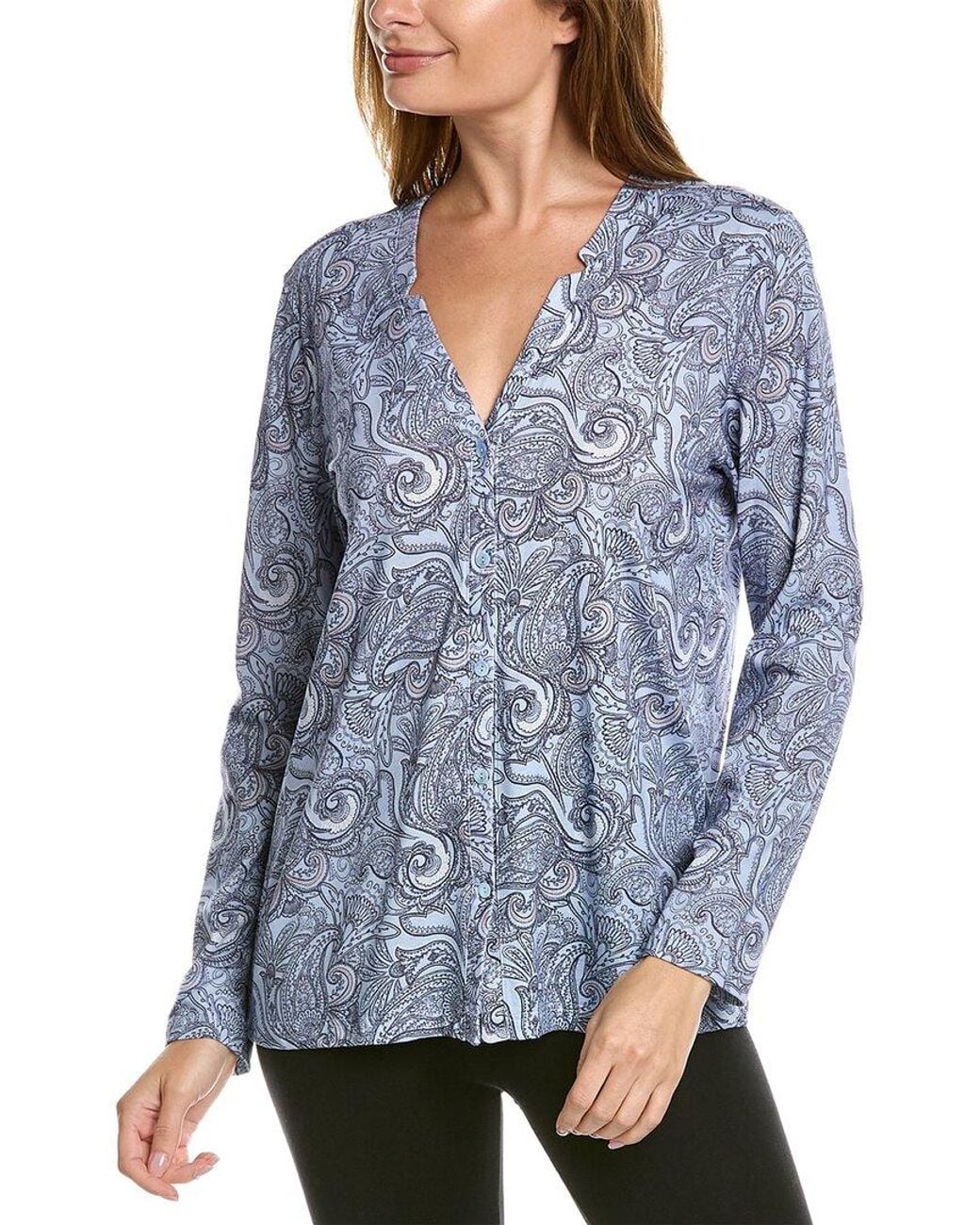 Hanro Blue Sleep & Lounge Shirt