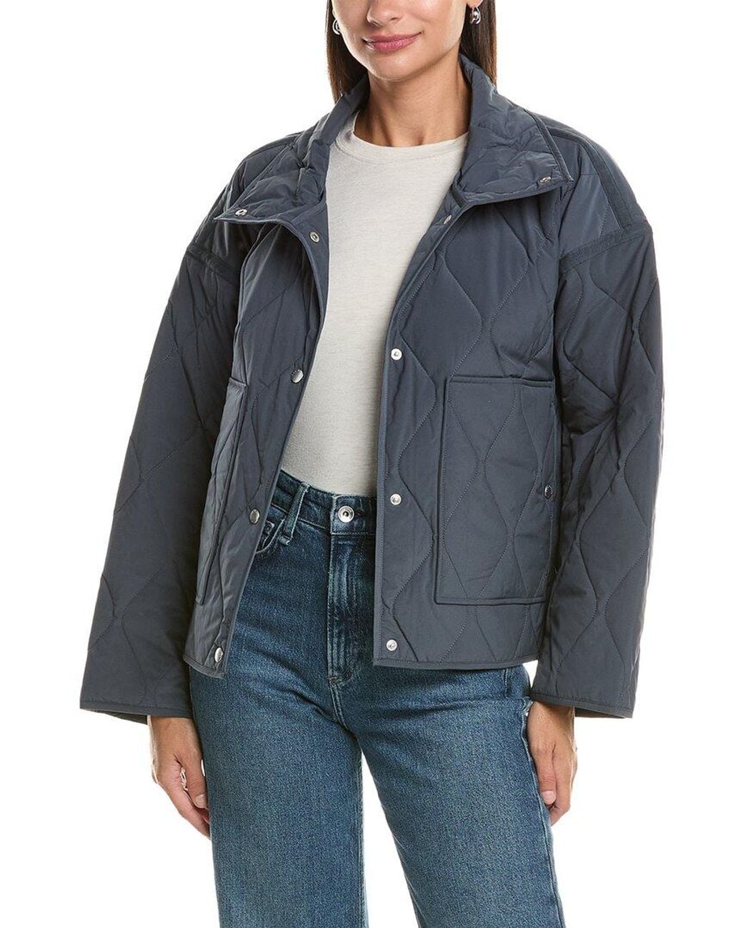 Rag & Bone Blue Billie Quilted Jacket