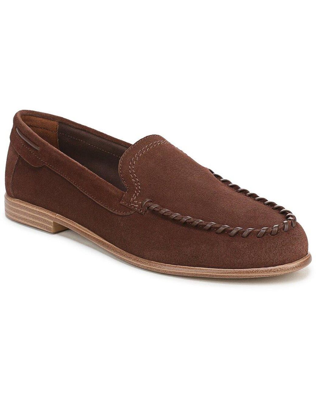 Franco Sarto Brown Maude Leather Loafer/Moccasin