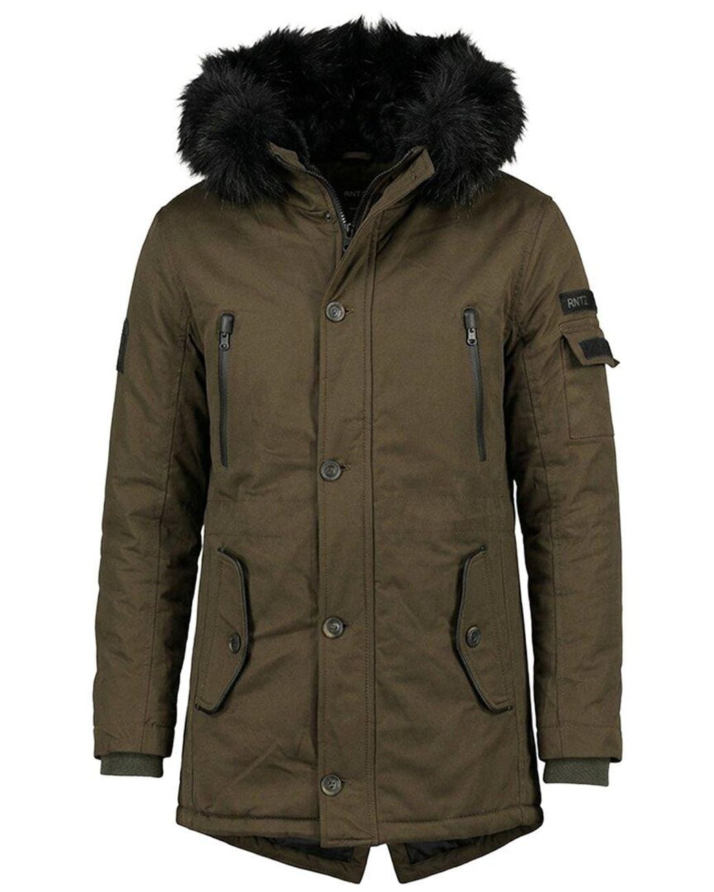 Ron Tomson Green Parka for men