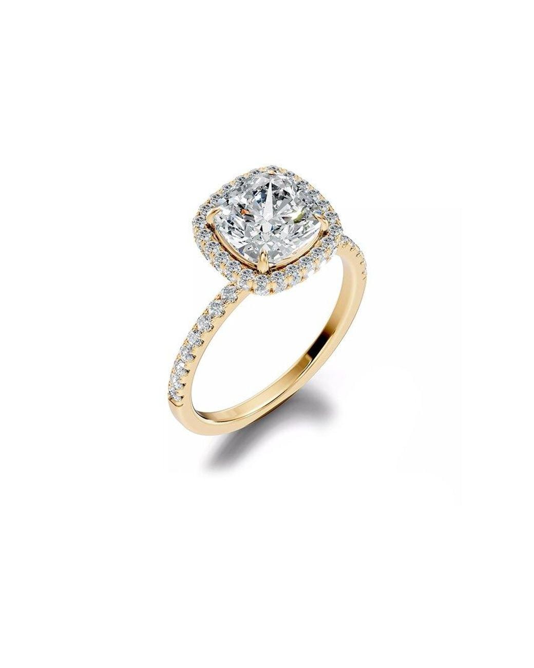 Lab Grown Diamonds White 14K 3.00 Ct. Tw. Lab-Grown Diamond Ring