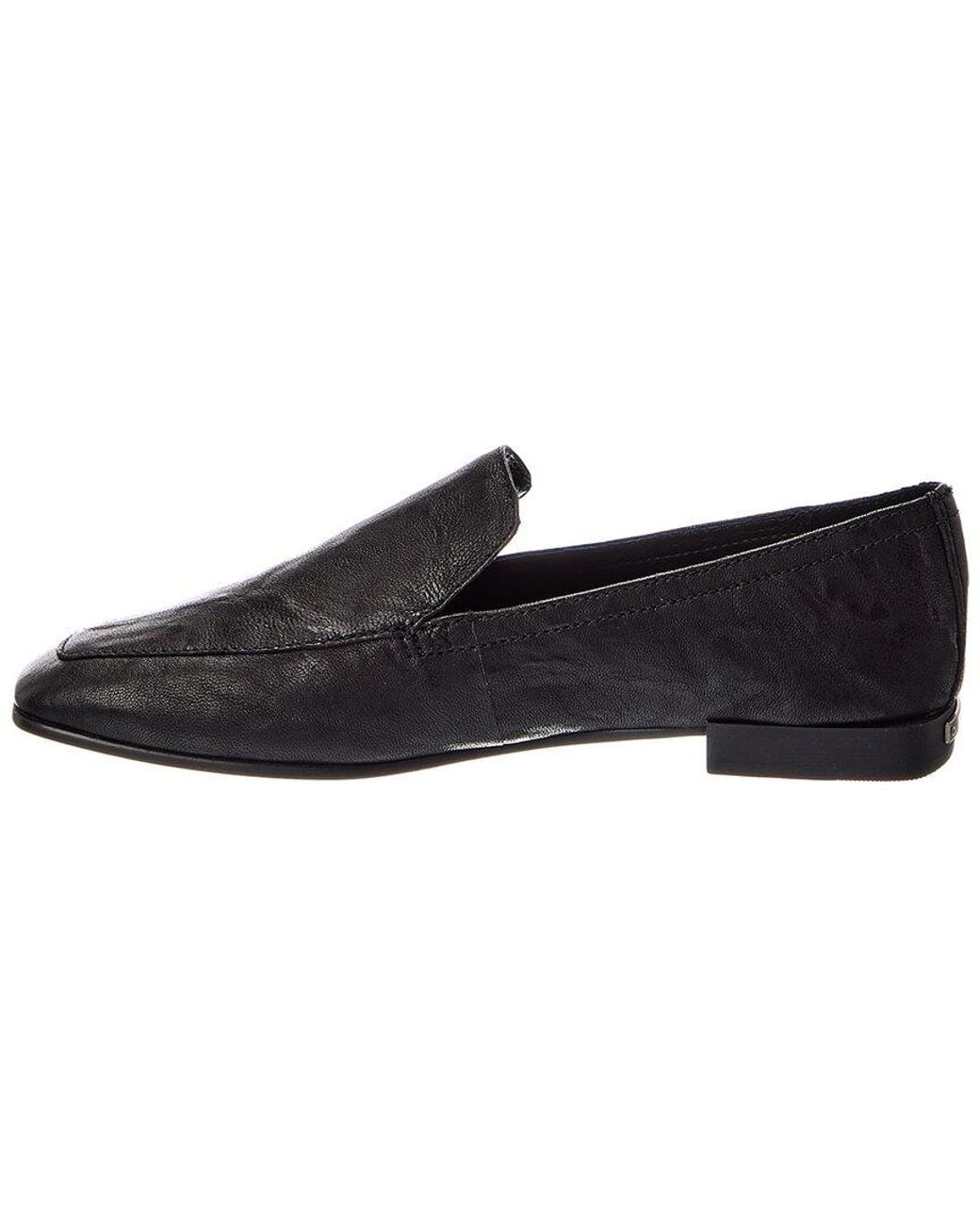 Frye Black Claire Venetian Leather Loafer