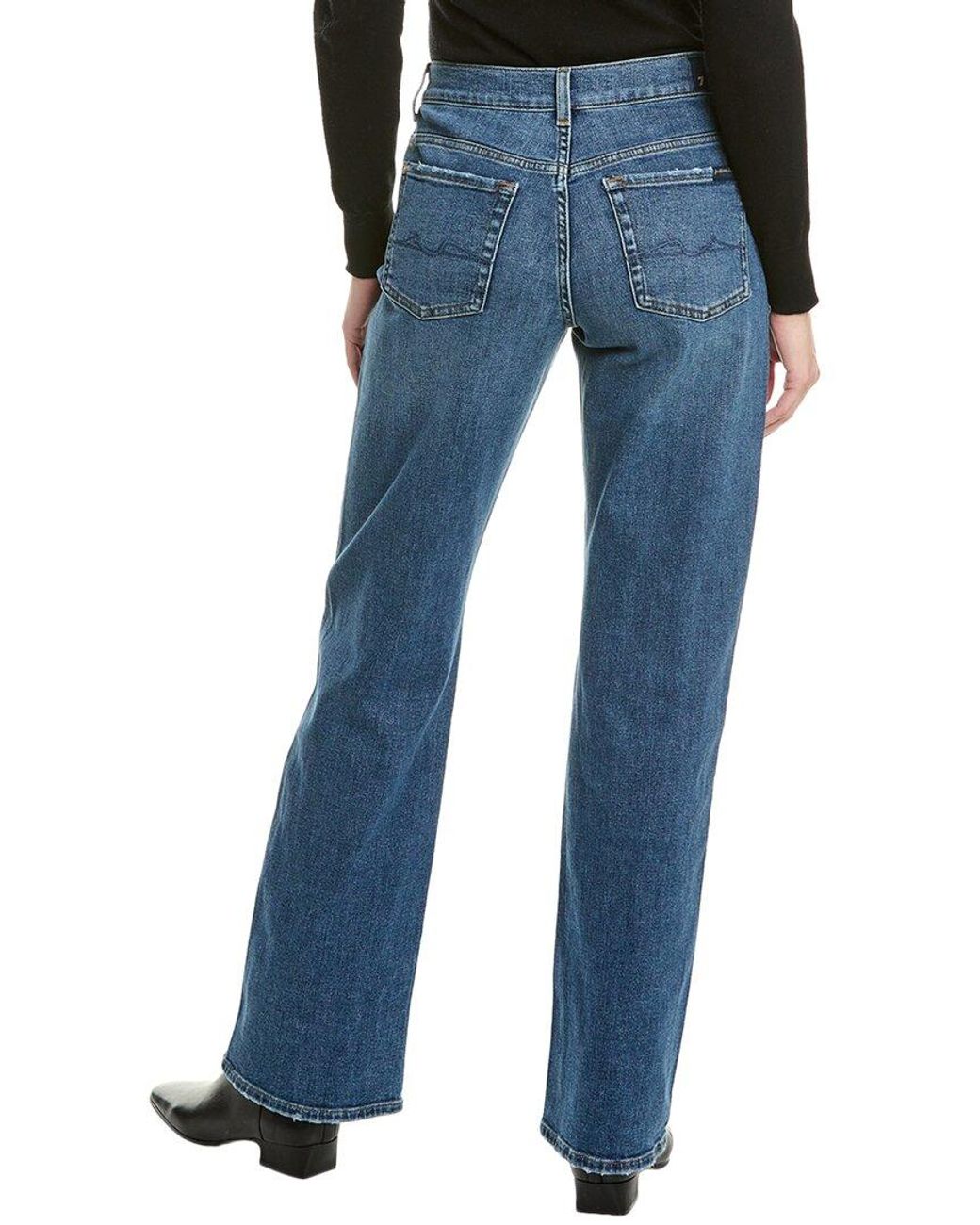 7 For All Mankind Blue Tess Trouser
