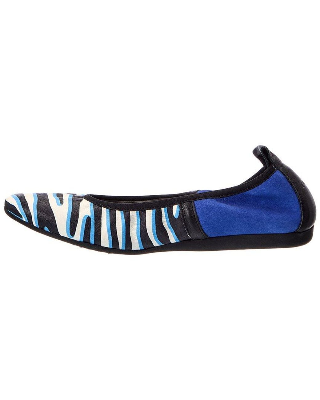 Arche Blue Lamour Leather Flat