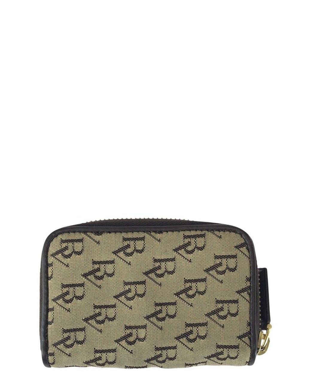 Bottega Veneta Gray Canvas Card Case (Authentic Pre-Loved)