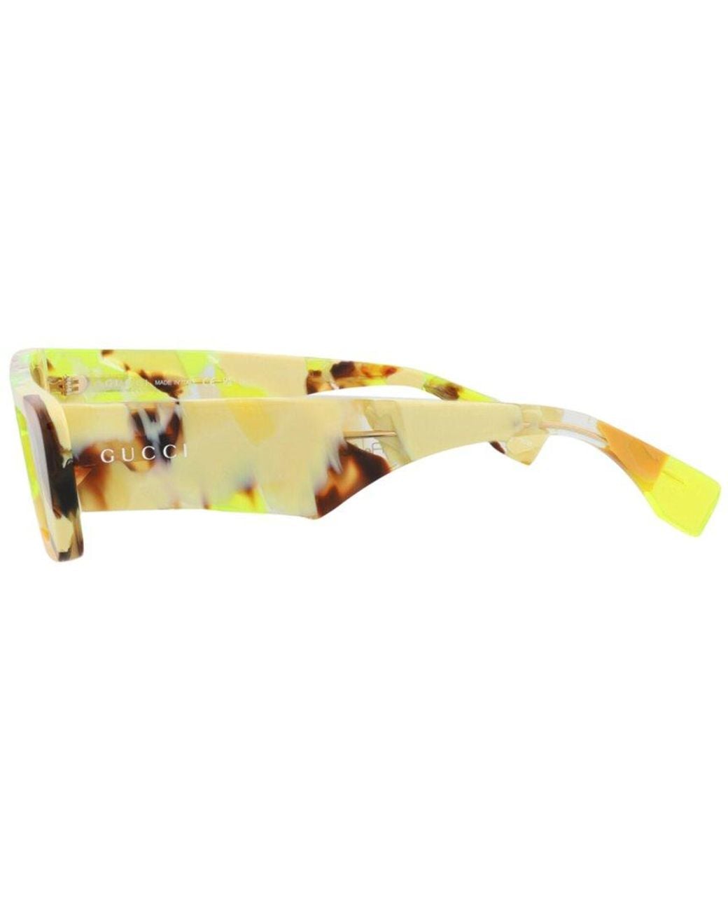 Gucci Yellow 54Mm Sunglasses for men