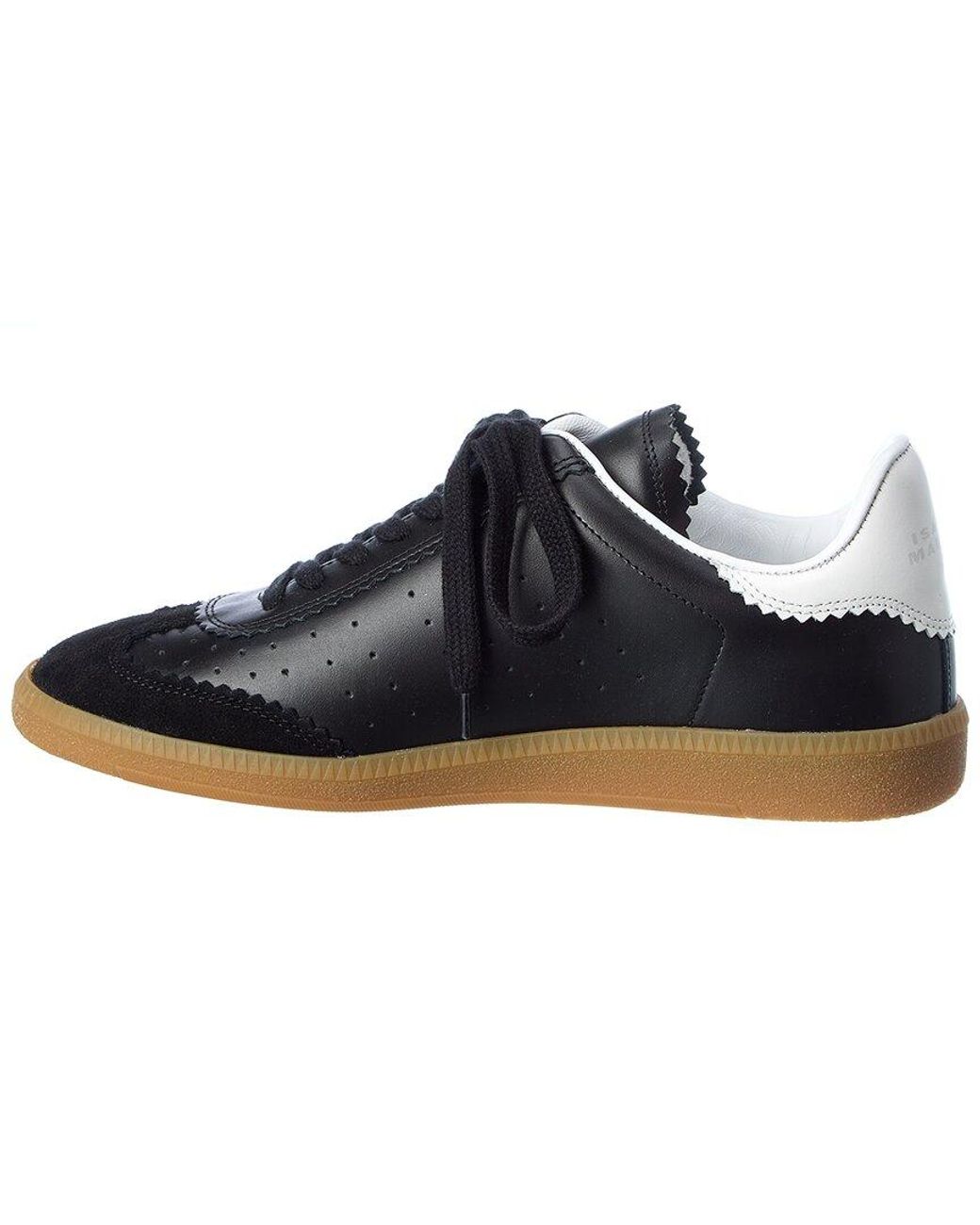 Isabel Marant Blue Bryce Leather Sneaker