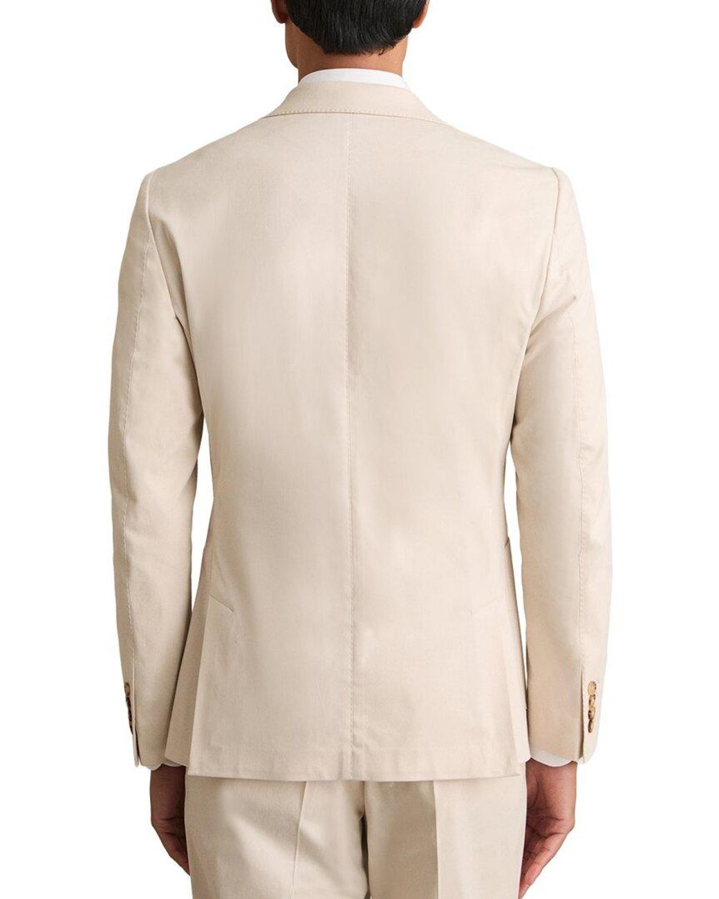 Reiss Natural Putney Peak Cotton Formal Jacket for men