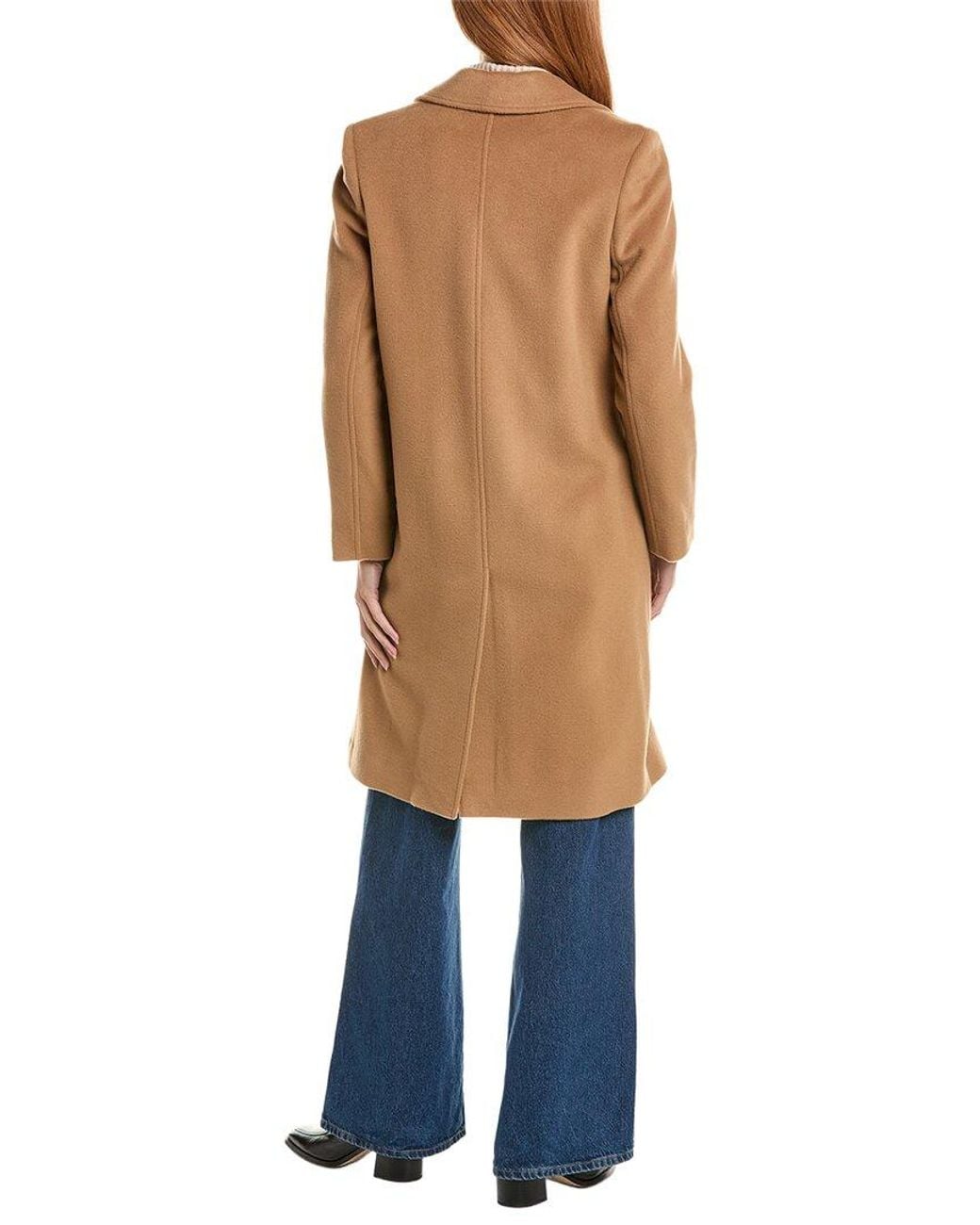 Sofiacashmere Blue Sofiacashmere Wool & Cashmere-Blend Coat