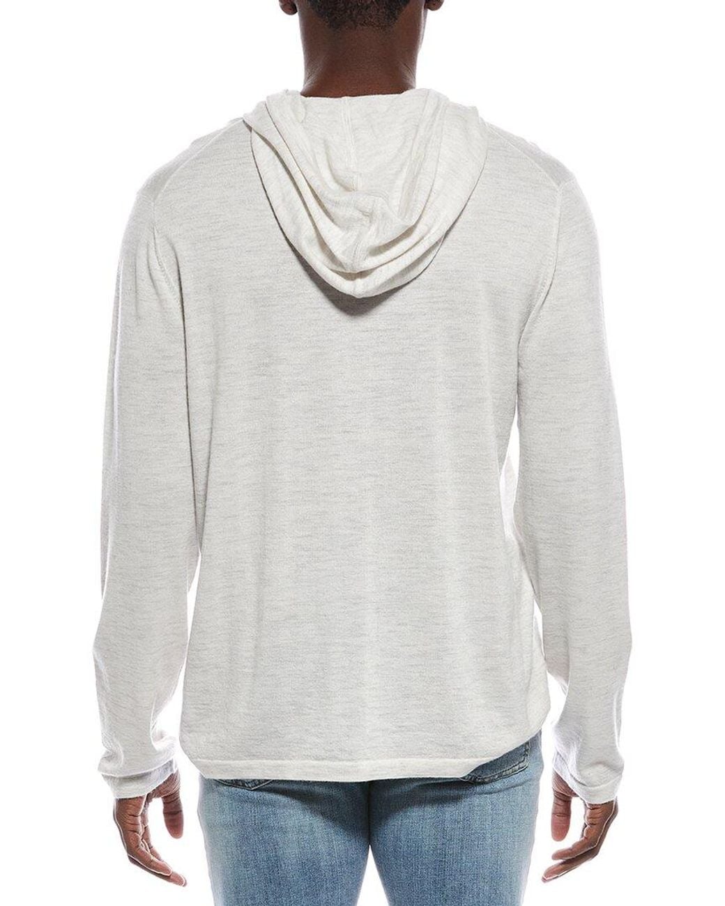 Vince Gray Wool & Cashmere-Blend Hoodie for men