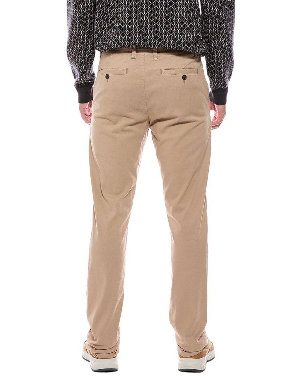 Vintage 1946 Natural Garment Dyed Twill Pant for men