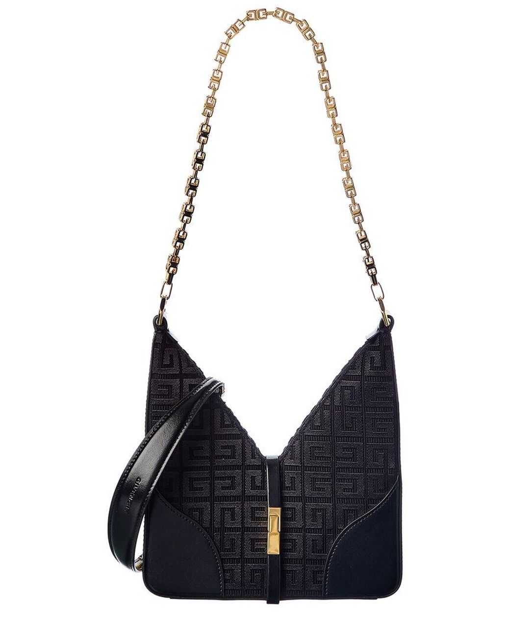 Givenchy Cut Out Mini Canvas & Leather Crossbody in Black Lyst UK