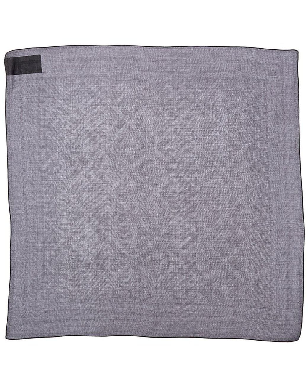 Fendi Purple Ff Wool & Silk-Blend Bandana