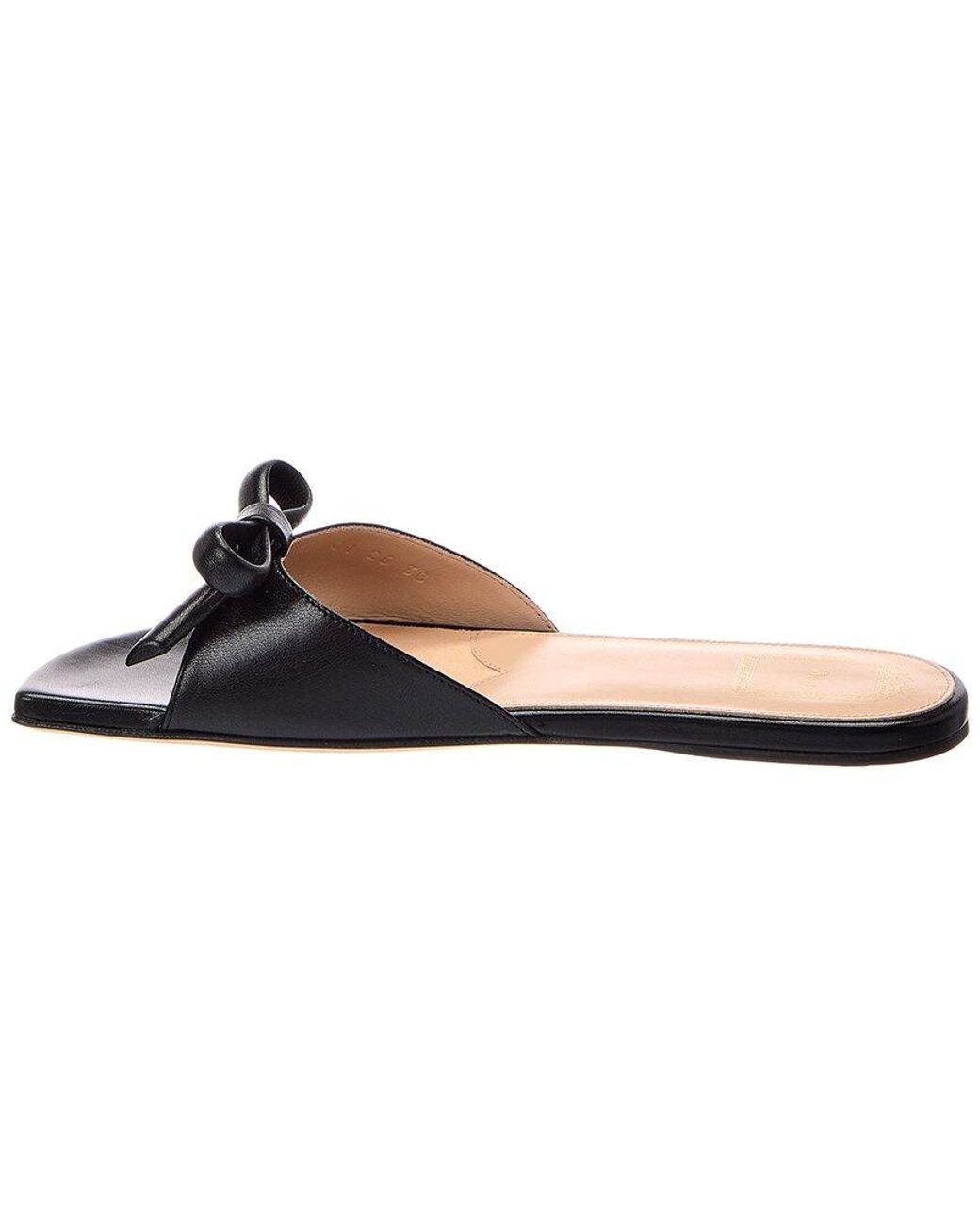 Dior Blue Bow Leather Sandal