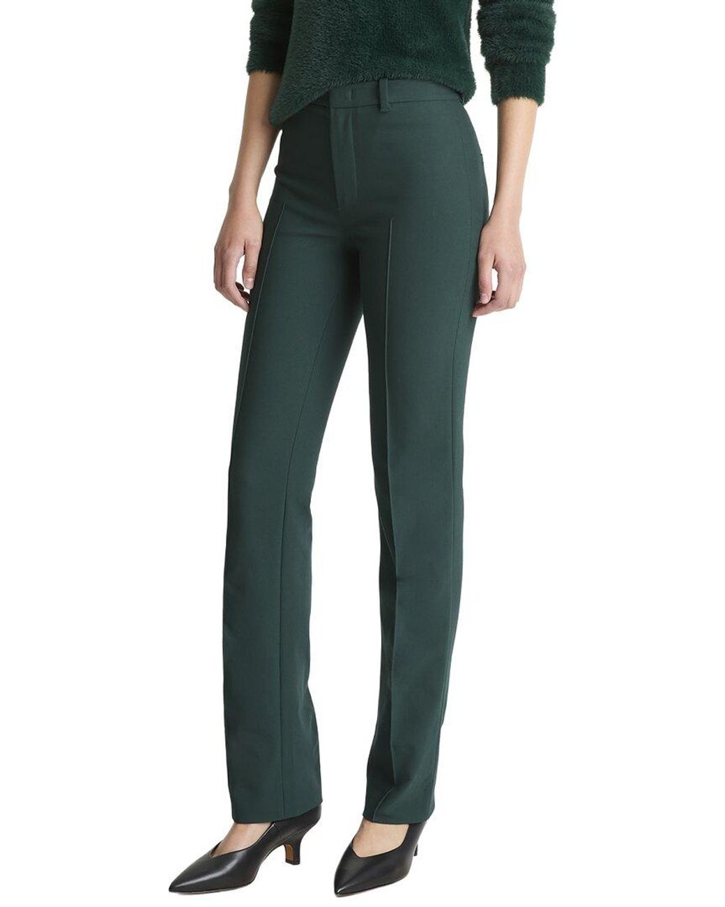 Vince Green Mid Rise Slim Cigarette Pant