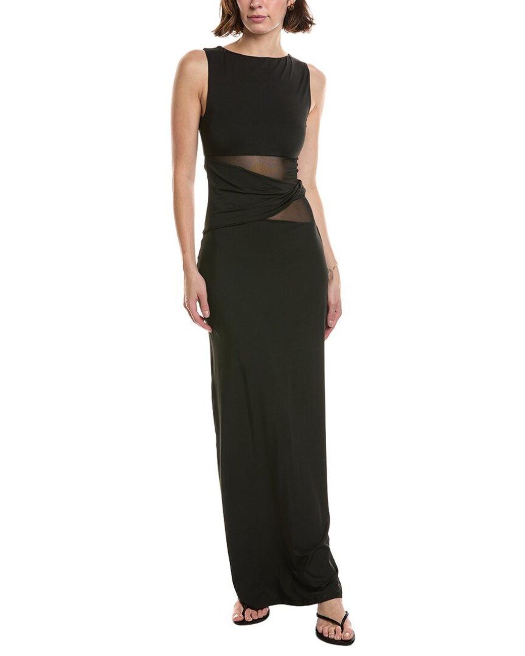 Nia Black Ione Maxi Dress