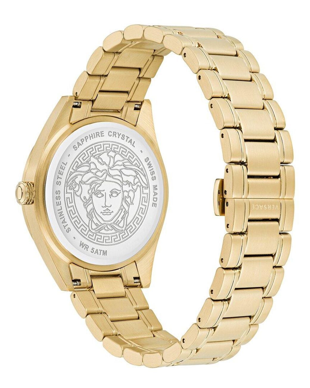 Versace Metallic V-Code Watch for men