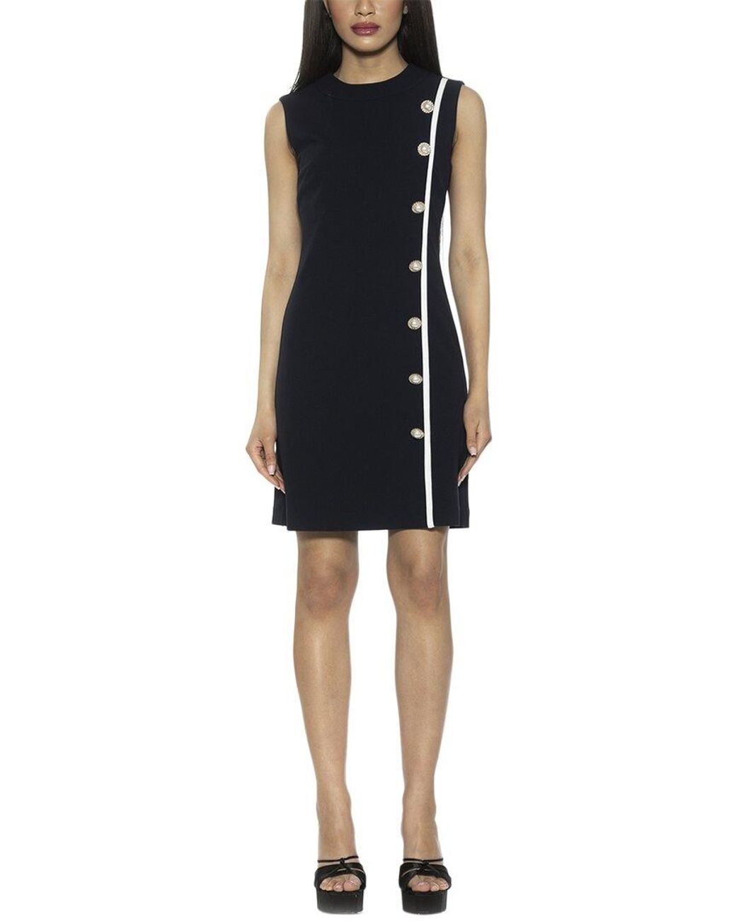 Alexia Admor Black Armani Shift Dress