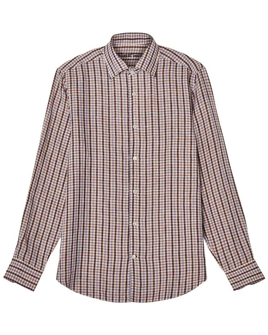 Robert Talbott Multicolor Morgan Multi Check Linen Shirt for men