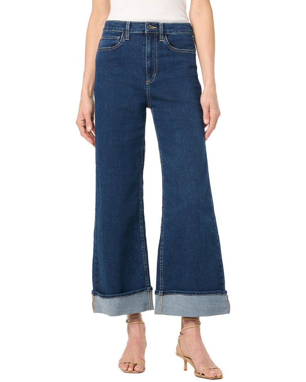 Joe's Jeans Blue Wide Leg Ankle Jean