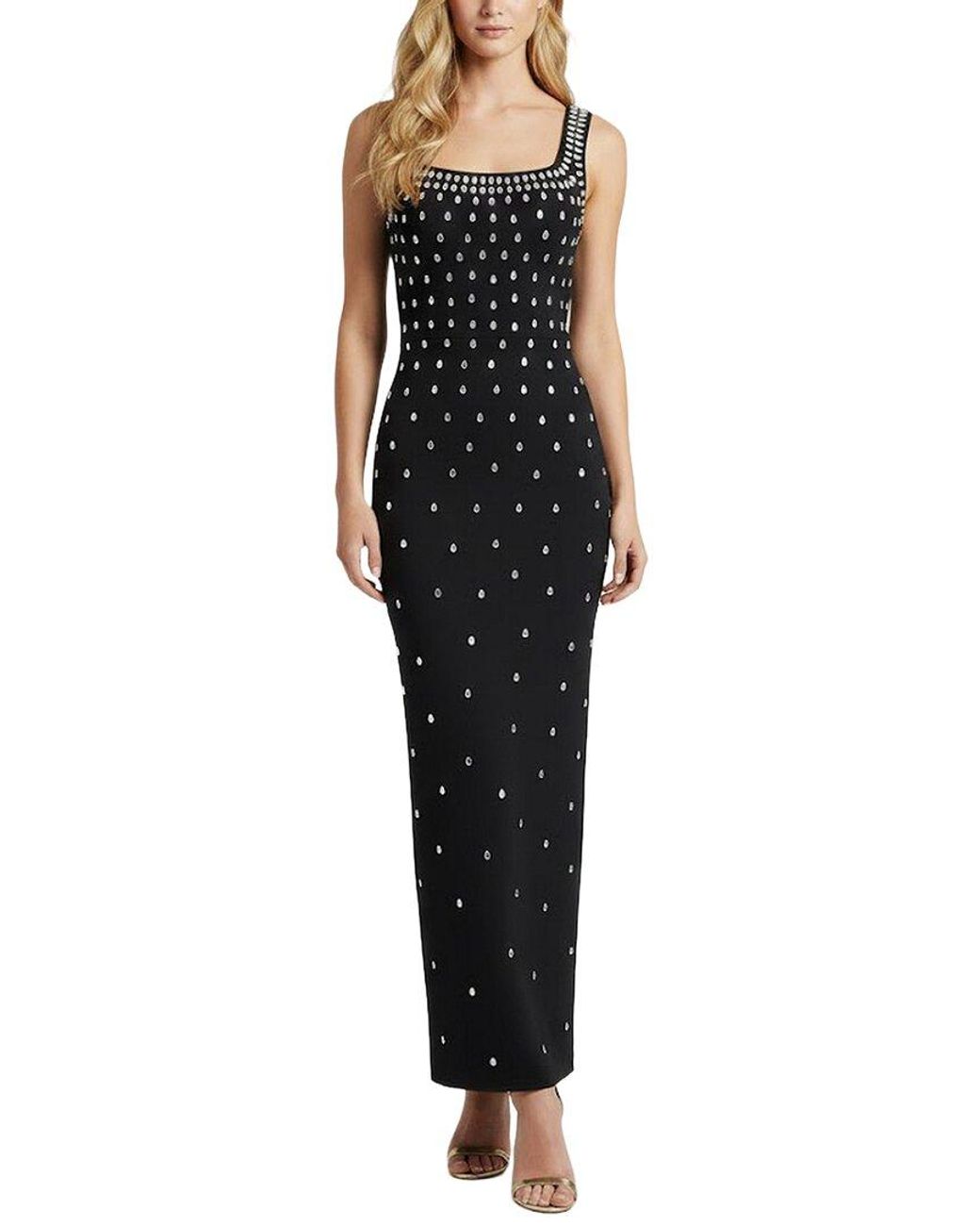 CAMILA BLANCO Black Printed Maxi Dress