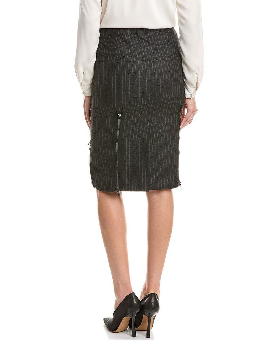 Tom Ford Black Wool & Silk-Blend Mini Skirt