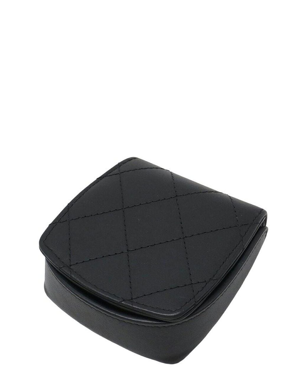Chanel Black Coco Mark Coin Case (Authentic Pre-Loved)