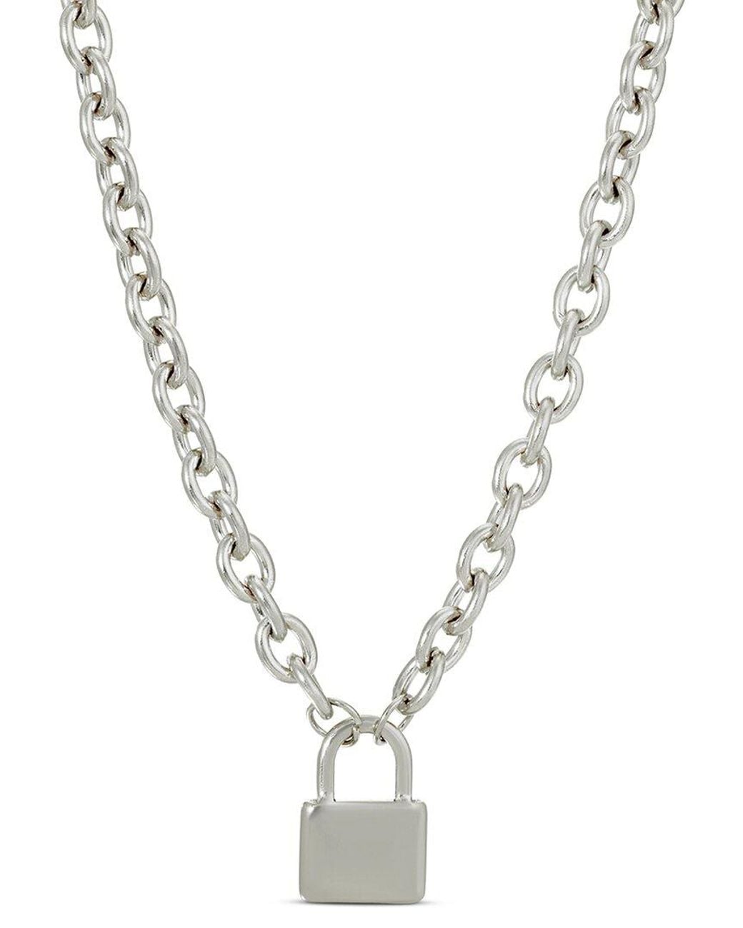 Eye Candy LA Metallic Pendant Necklace