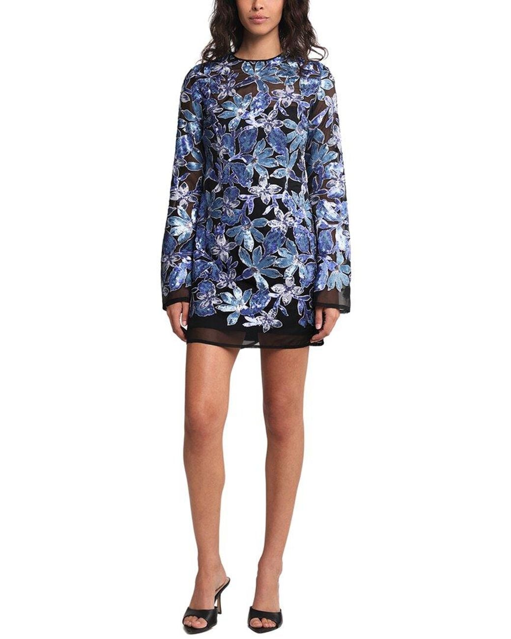 Sabina Musayev Blue Tianna Dress