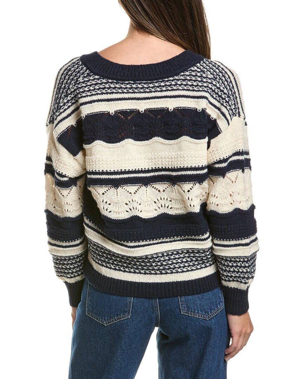 Ichi Blue Astra Sweater