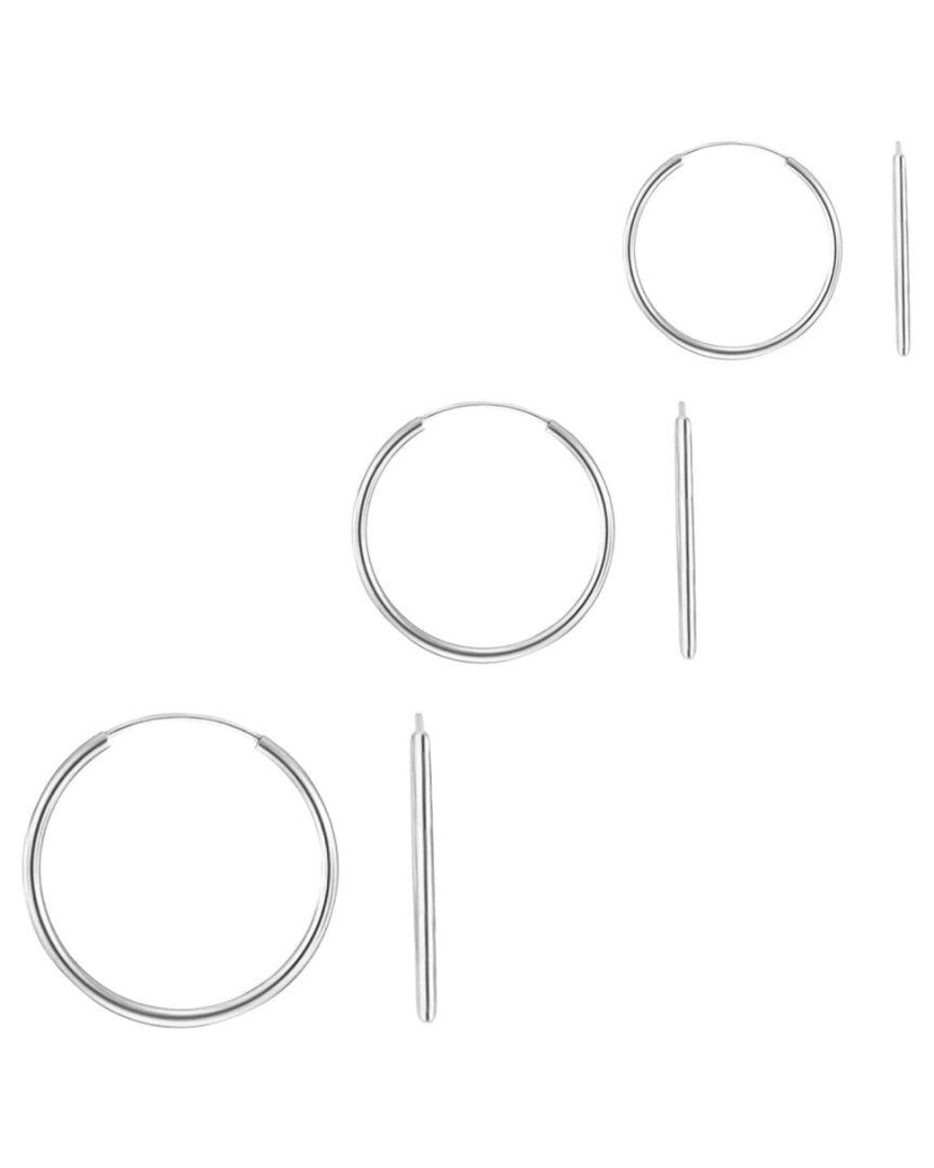 Donatello Gian White Earrings Set