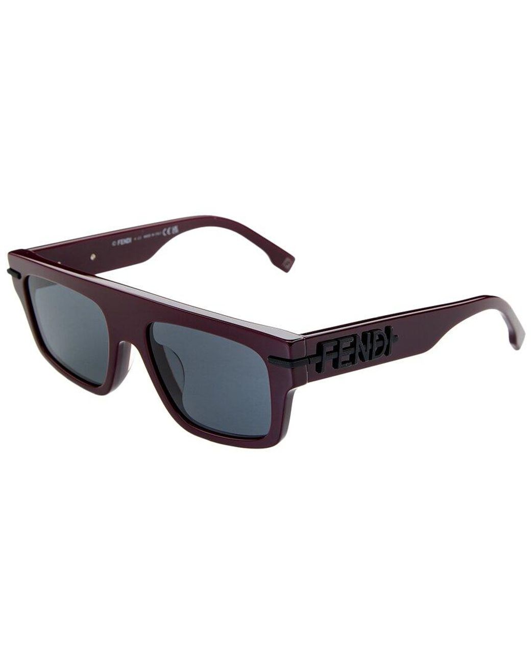 FENDI サングラス FE40091U-90A-54 NAVY/L.BLUIE ユニセックス FENDI - フェンディ FE40091U 5490A サングラス ライトブルー