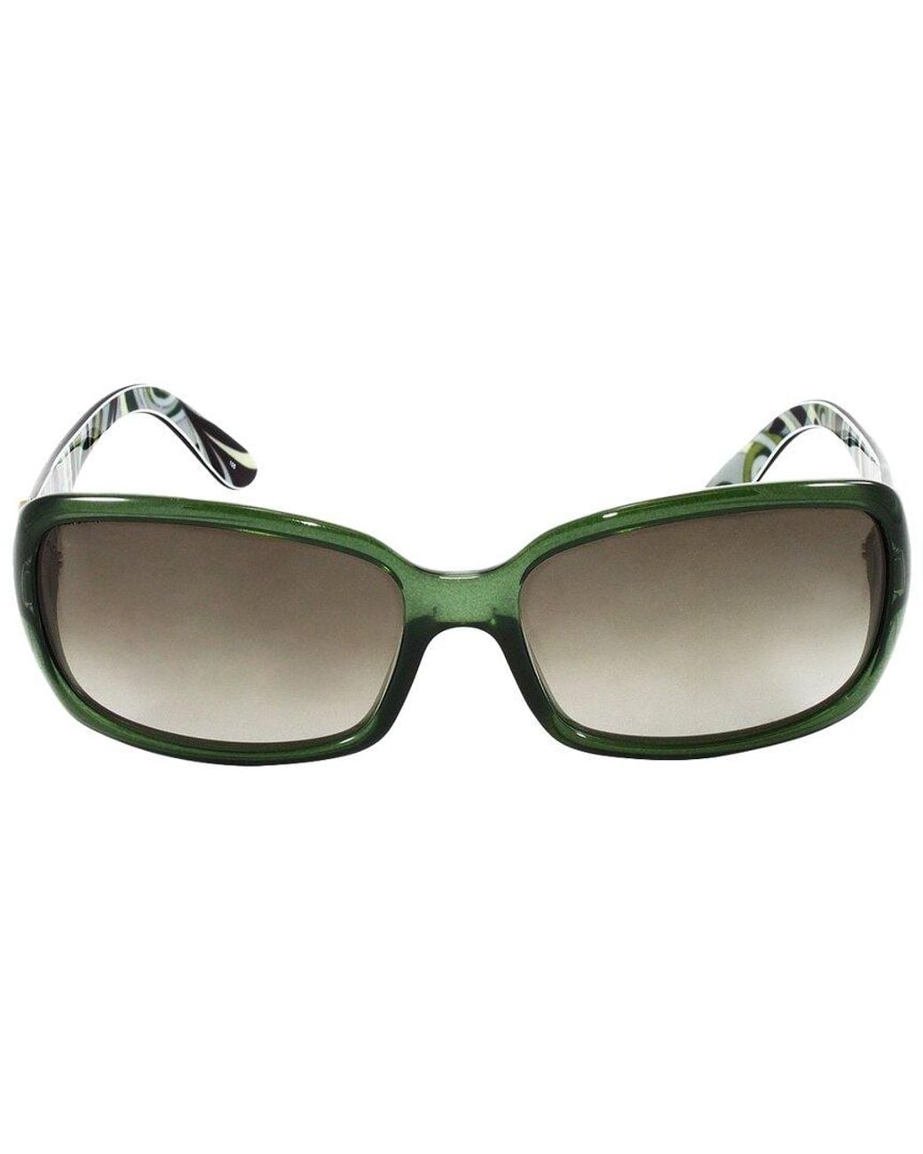 Emilio Pucci Green Ep677S 58Mm Sunglasses
