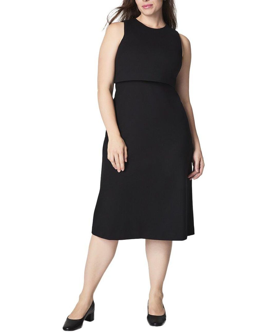 Spanx Black The Perfect Overlay Dress