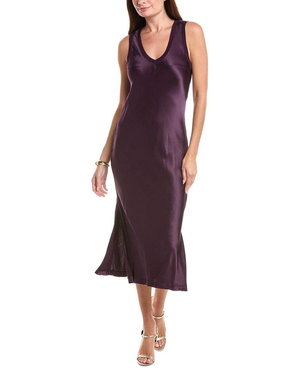 Michael Stars Red Randi Midi Dress