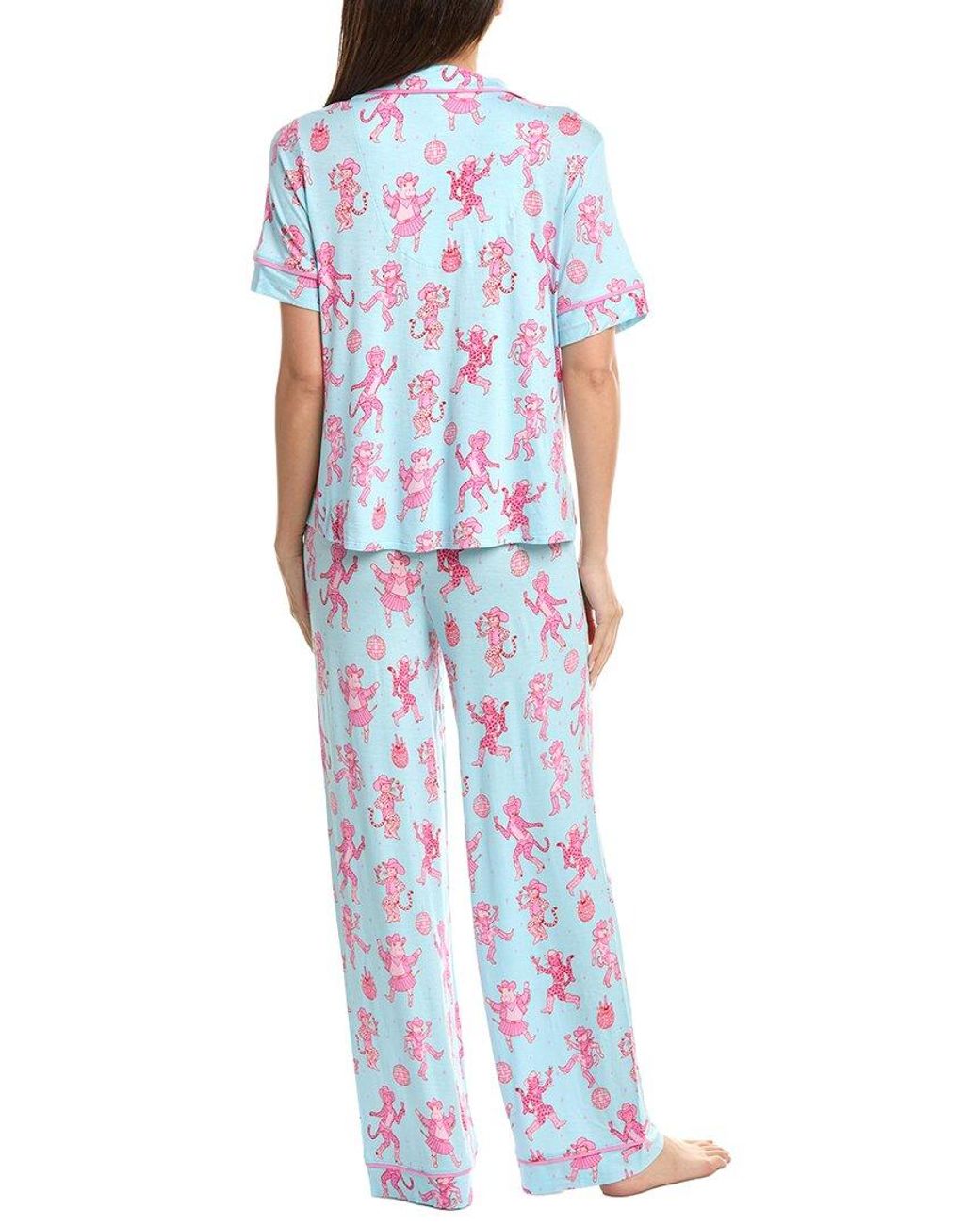 Room Service Pjs Blue 2Pc Dakota Pajama Set