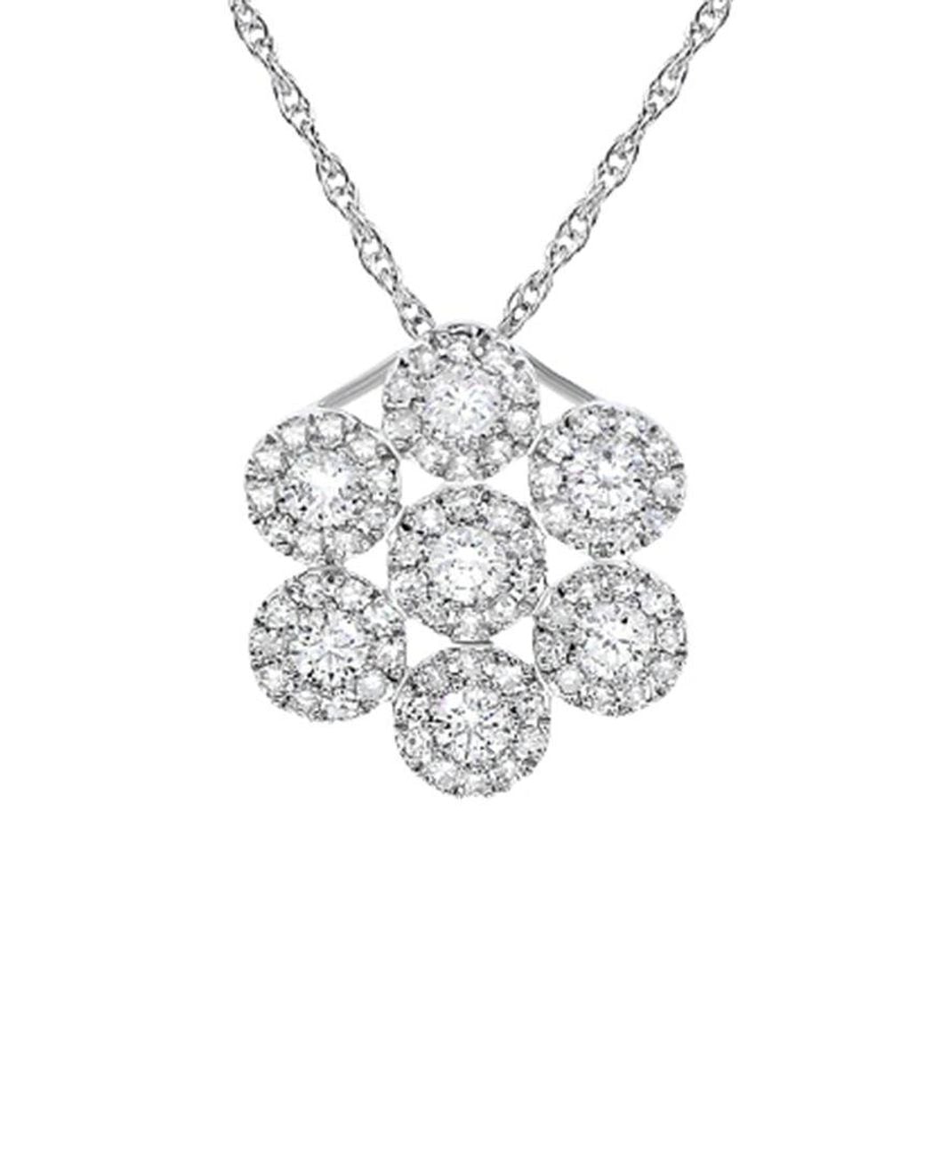 Diana M White Fine Jewelry 14k 0.50 Ct. Tw. Diamond Necklace