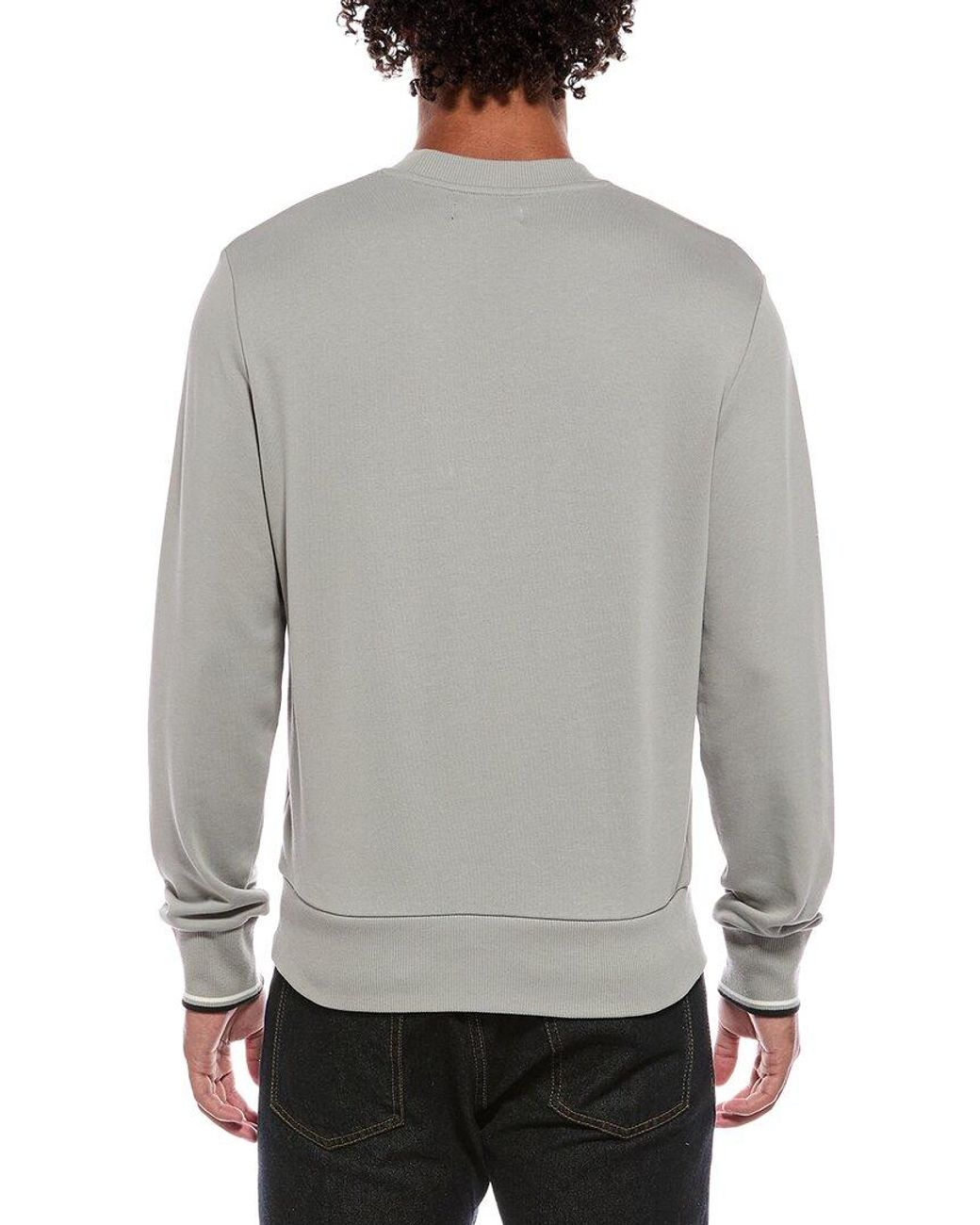 Fred Perry Gray Crewneck Sweatshirt for men