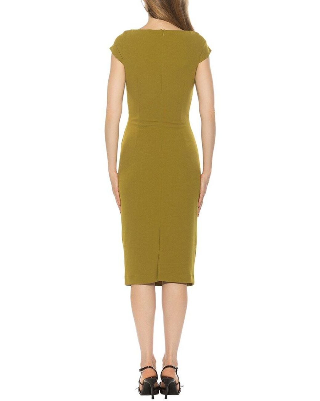 Alexia Admor Green Nyx Sheath Dress