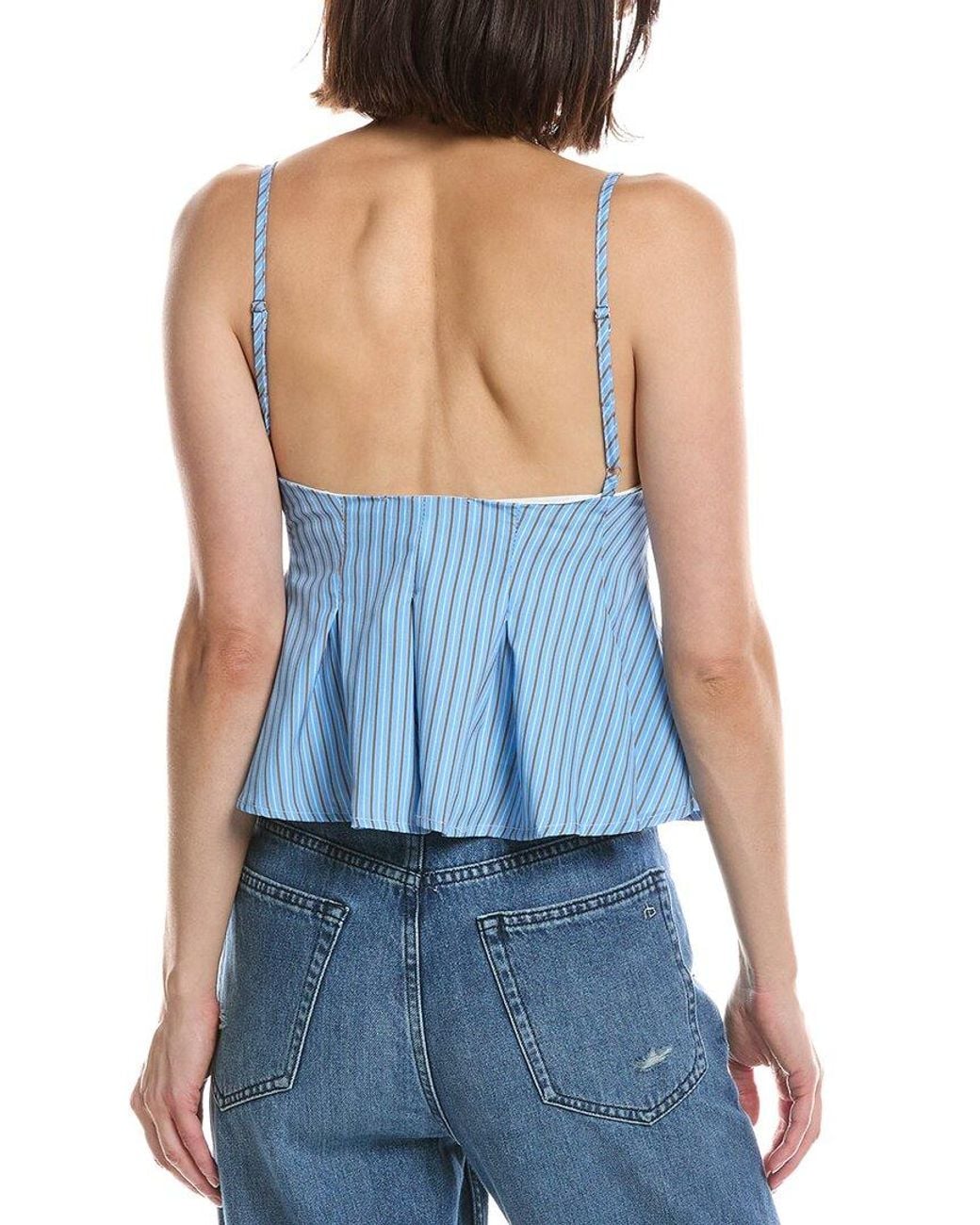 HL Affair Blue Sleeveless Top