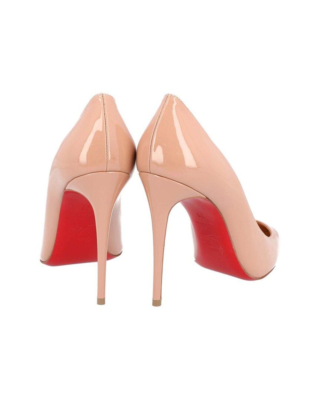 Christian Louboutin Natural Calfskin Kate, Never Worn (Authentic Pre-Loved)