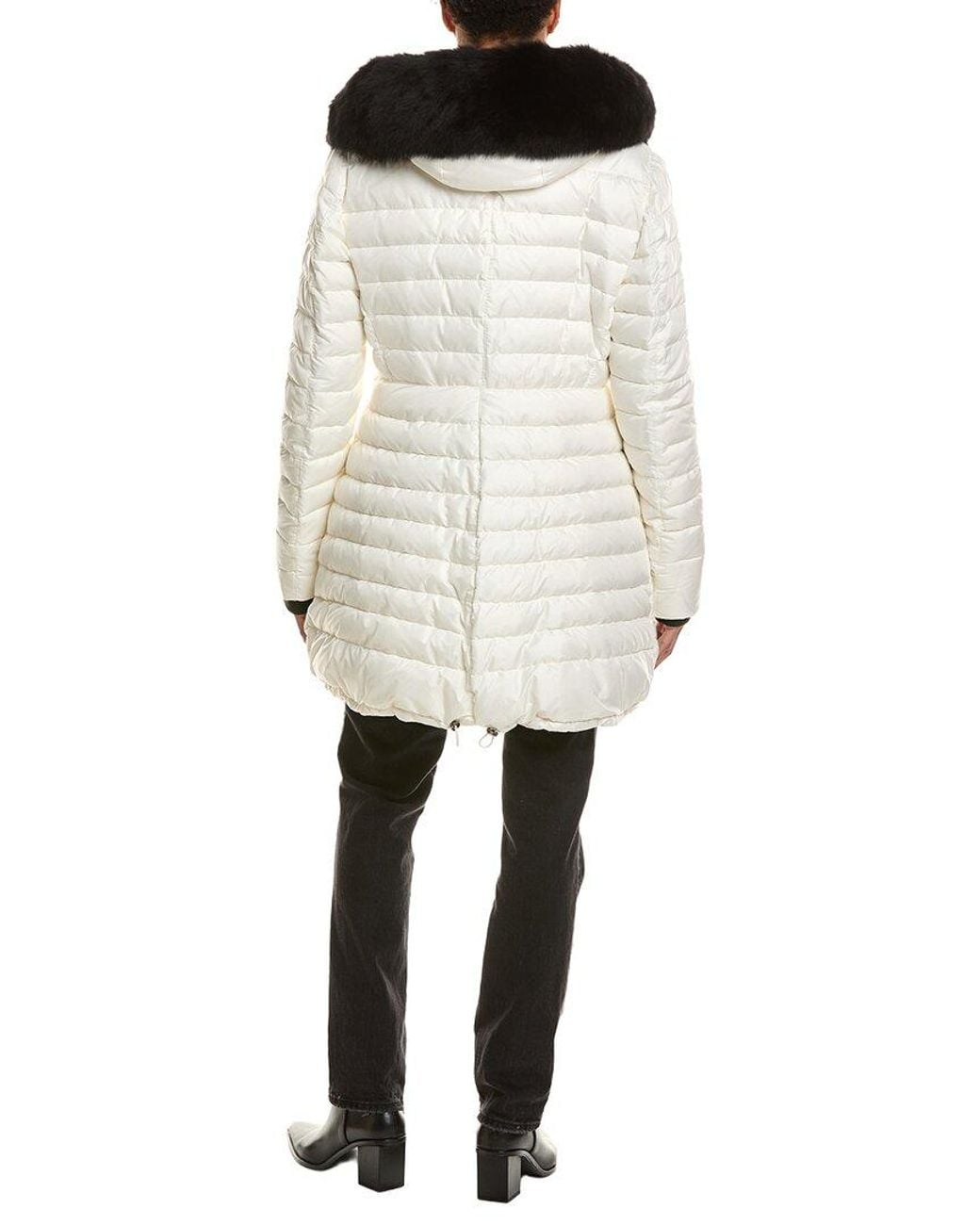 Gorski White Apres Ski Down Jacket