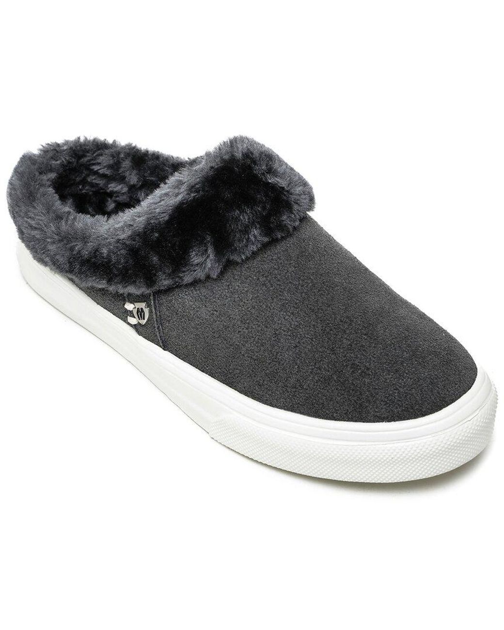 Minnetonka Windy Suede Sneaker in Black Lyst