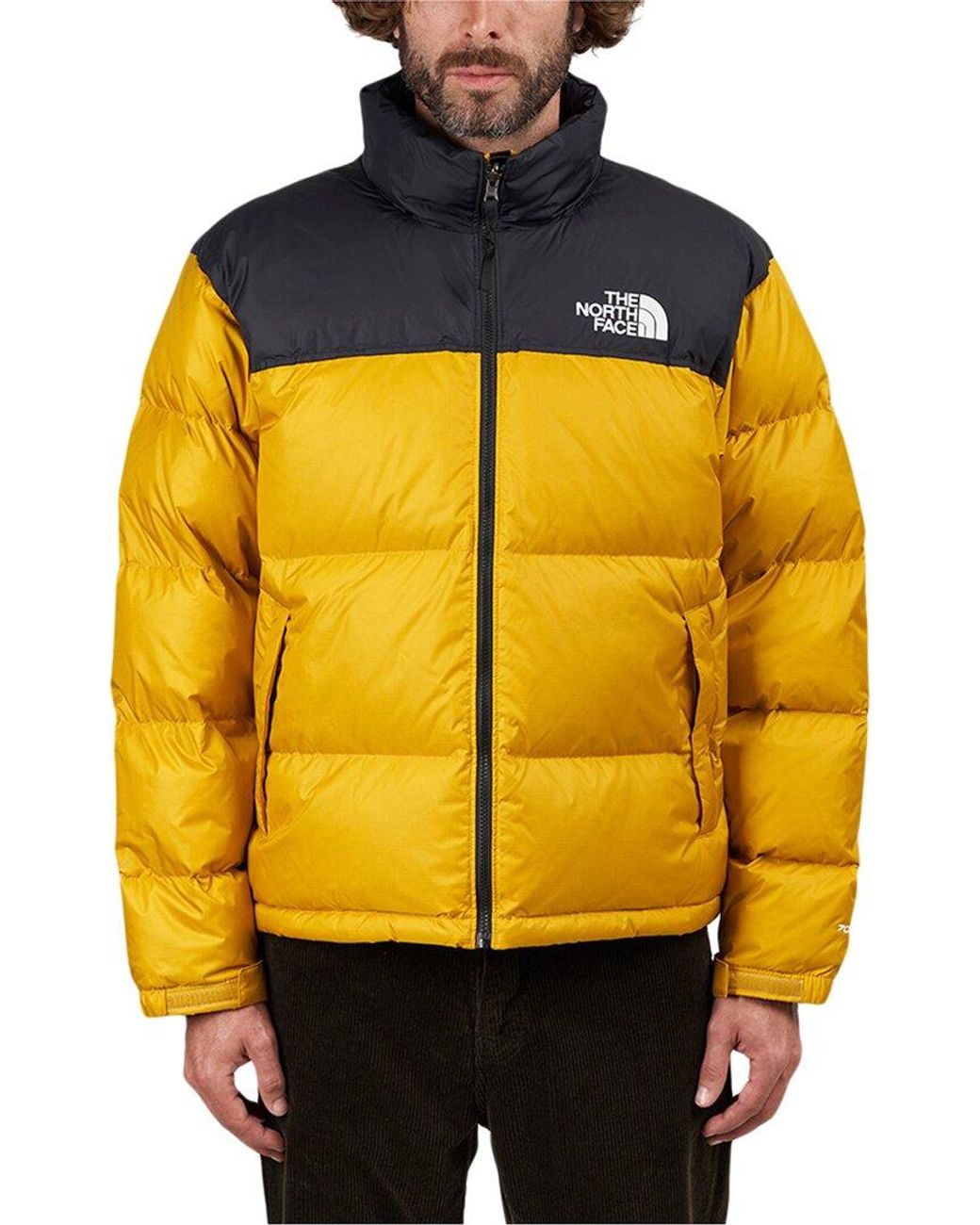 The North Face 1996 Retro Nuptse Jacket in Yellow for Men | Lyst UK