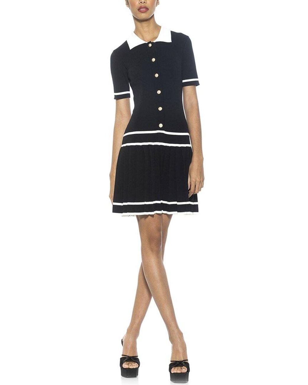 Alexia Admor Black Lucinda Sheath Dress