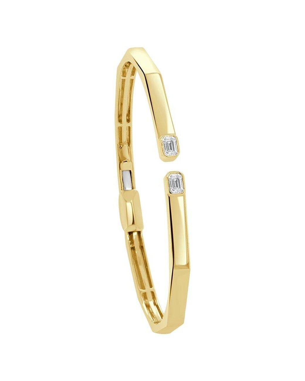 Sabrina Designs Metallic 14K 0.44 Ct. Tw. Diamond Stackable Bangle