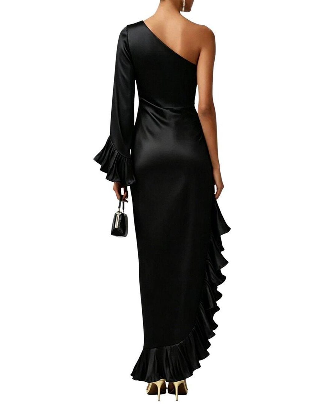 TAZGA Black Maxi Dress