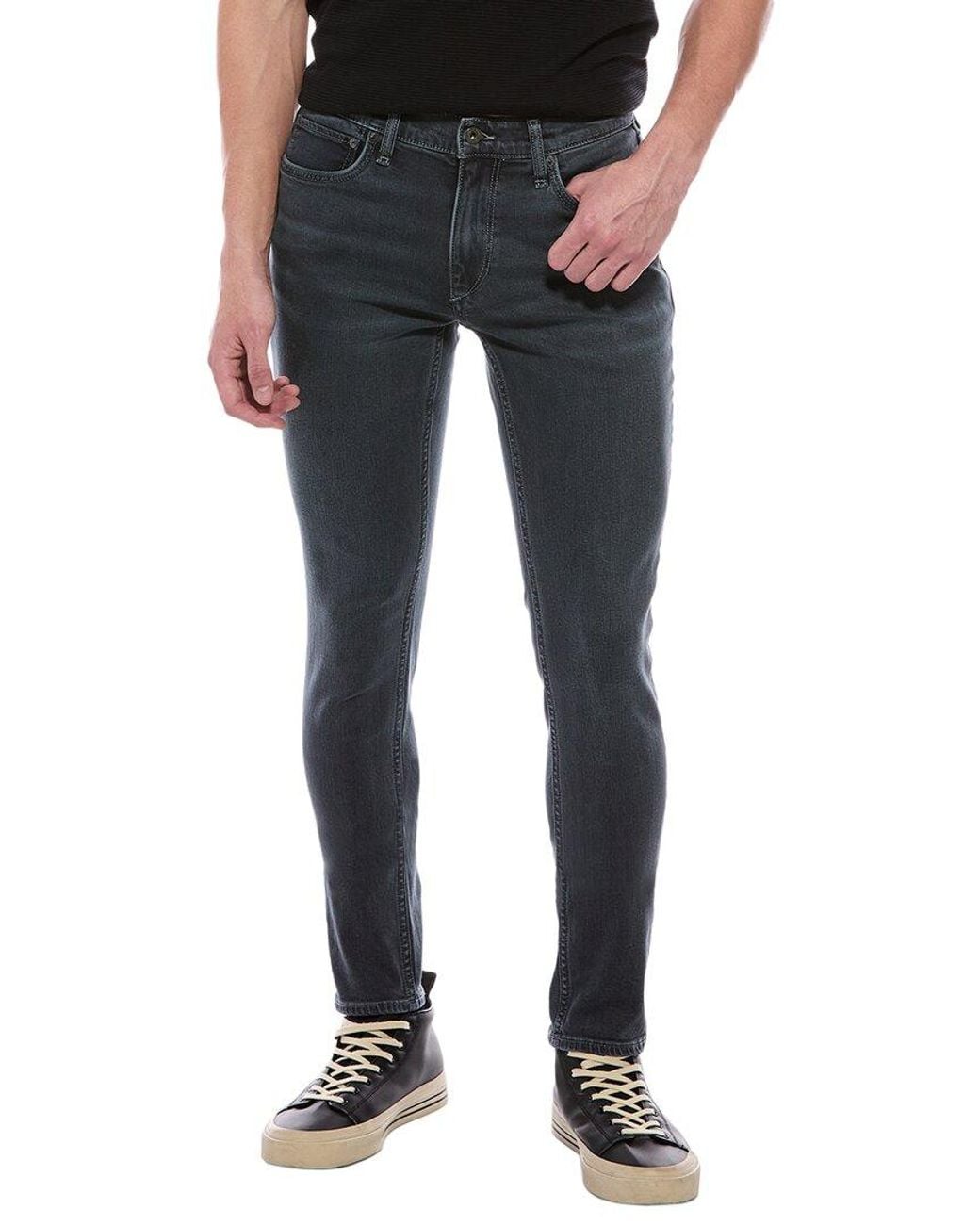 Rag & Bone Black Fit 1 Authentic Stretch Infuse Jean for men