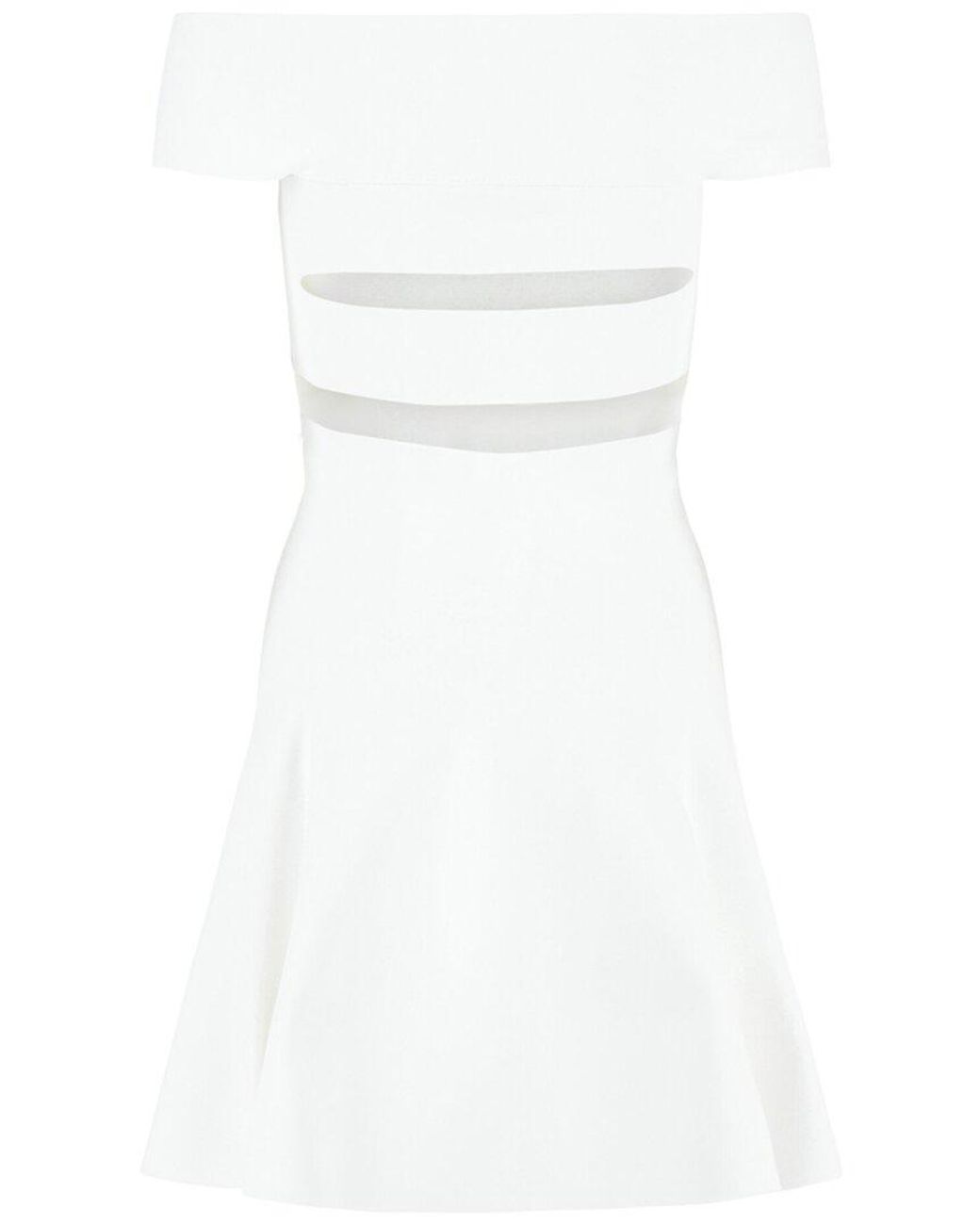 McQueen White Mini Dress